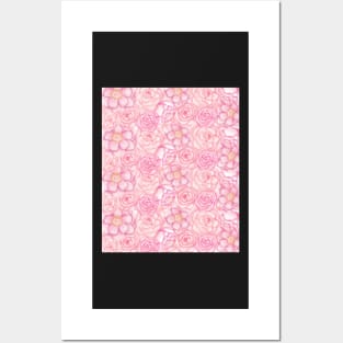 Pink Spring Flower Print Posters and Art